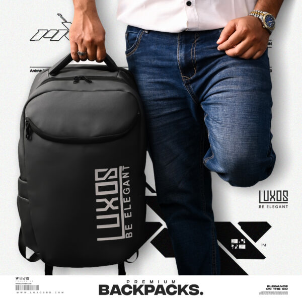 Luxury Travel Bags by LUXOS: "Stylish LUXOS travel bag with a suitcase system and hidden USB port."